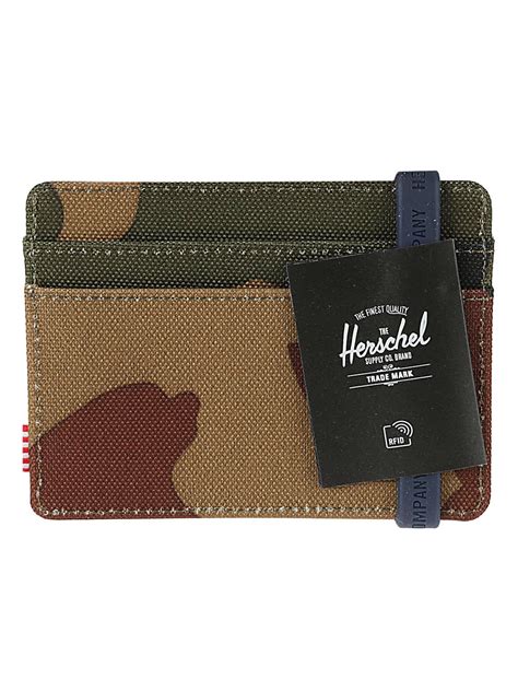 herschel unisex charlie wallet rfid card holder|herschel charlie card case wallet.